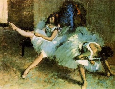Edgar Degas Before the Ballet oil painting picture